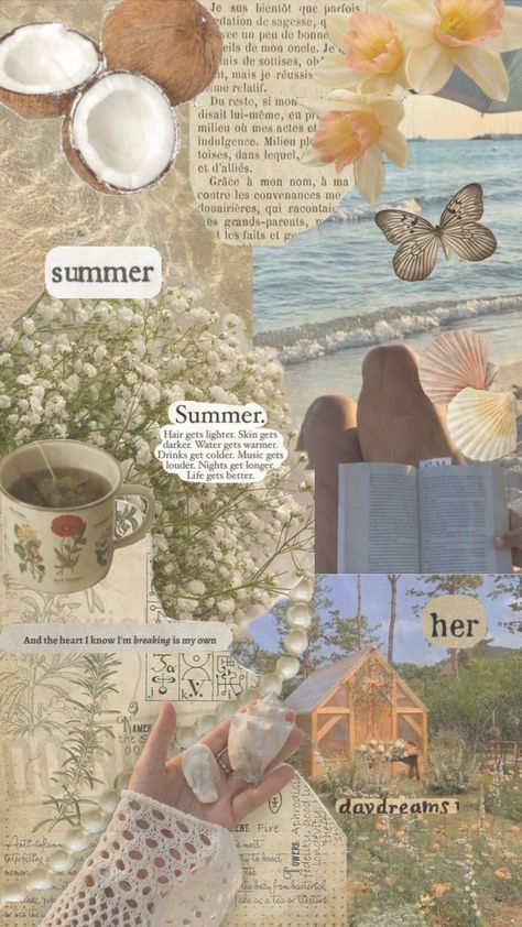 I tried mixing cottage core and a beachy vibe 🫶 I feel like it turned out pretty good! #comp #cottagecore #beach #beachy #beachaesthetic #aesthetic #summer Cottagecore Beach Aesthetic, Elegant Esthetics, Cottagecore Beach, Beach Core, Coastal Cottagecore, Cottage Aesthetic, Summer Backgrounds, Summer Cottage, Cottagecore Aesthetic