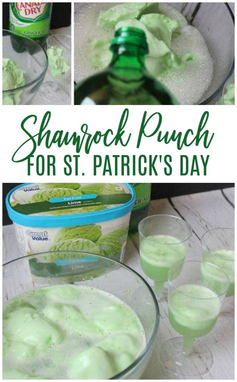 Kid Friendly St. Patrick's Day Party Punch! Easy Recipe and perfect for St. Patty's Day! #passion4savings #punch #stpatricksday Shamrock Punch For Kids, Leprechaun Punch, Shamrock Punch, Party Food Ideas For Adults Entertaining, Party Food Ideas For Adults, Adult Popsicles, Entertaining Snacks, Entertaining Desserts, St Patricks Day Drinks