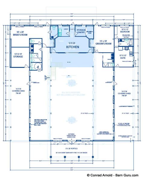 Event Party Wedding Barn Plans Venue Plans, Wedding Floor Plan, Event Venue Design, Barn Layout, Outdoor Country Wedding, Hotel Floor Plan, Multipurpose Hall, Horse Barn Plans, Function Hall