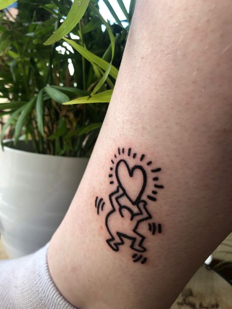 Keith Haring Tattoo, Haring Tattoo, Keith Haring, Print Tattoos, Paw Print Tattoo, Dream Life, Paw Print, Tattoo Ideas, Tattoos