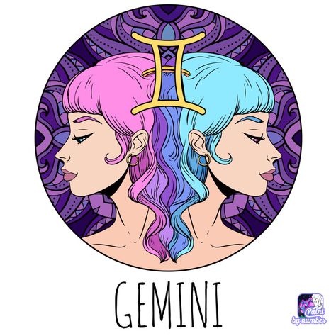 Doodle Art Drawing, Zodiac Signs Gemini, Jackets Women, Zodiac Art, Witchy Woman, Gemini Zodiac, Line Art Drawings, Paint By Number, Star Signs