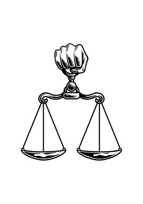 Scales Of Justice Tattoo, Arte Trash Polka, Equality Tattoos, Justice Symbol, Law Tattoo, Light Switch Covers Diy, Justice Tattoo, Law Firm Logo Design, Symbol Drawing