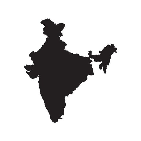 India Map Illustration Art, Map Icon, Maps Aesthetic, Map Logo, Line Images, Line Art Images, Map Icons, Map Outline, India Map