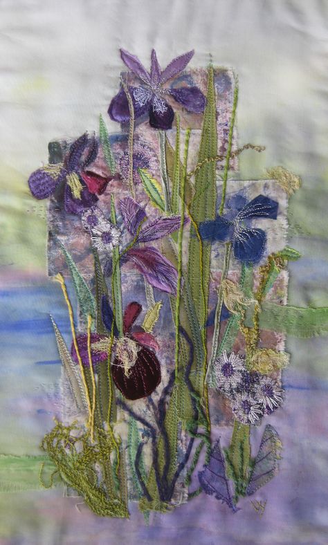 Art Fibres Textiles, Natural Form Art, A Level Textiles, Mixed Media Textiles, Art Du Collage, Applique Art, Textile Art Embroidery, Textiles Artwork, Textiles Projects