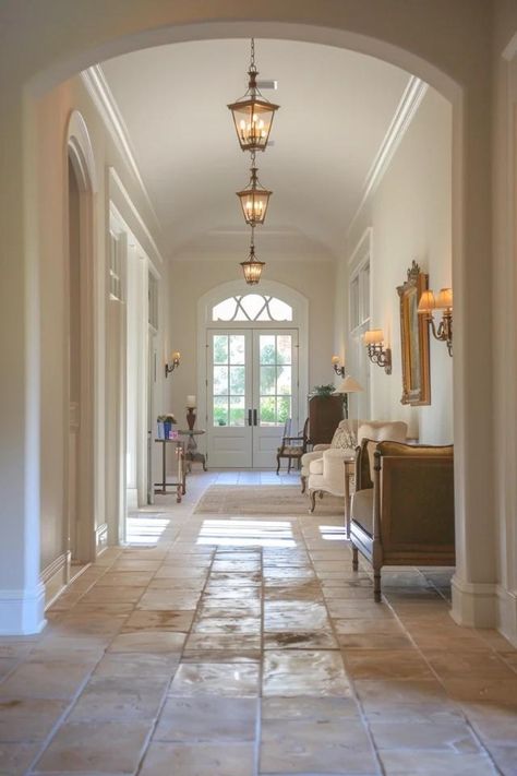 Charming French Country Tile Floors for Homes European Flooring Ideas, Old World Tile Floor, French Floors, French Flooring, French Country Flooring, French Country Tile, French Country Aesthetic, French Limestone Floor, Farmhouse Chic Decor