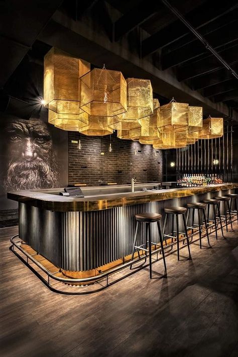 Luxury Bar Design, Kaffe Bar, Bar Lounge Design, Bar Counter Design, Modern Restaurant Design, Bar In Casa, Nightclub Design, Bar Interior Design, Luxury Bar