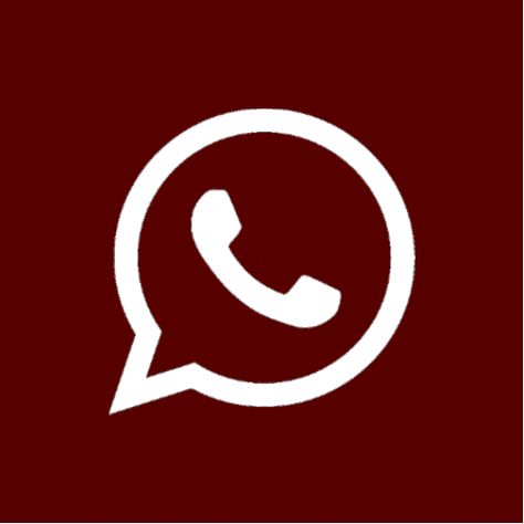 Dark red whatsapp icon ios 14 Red Whatsapp Icon, Iphone Red Wallpaper, Maroon Aesthetic, Whatsapp Logo, Android Icons, Red Aesthetic Grunge, Whatsapp Icon, Zestaw Ikon, App Store Icon