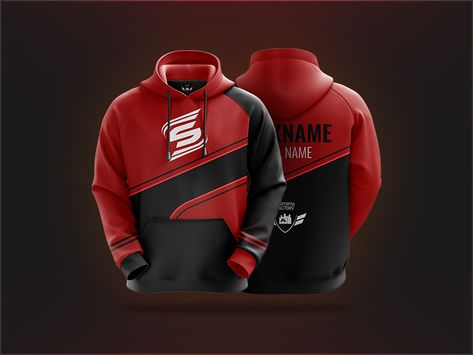 eSports Hoodie Design - Static eSports by Chethan KVS Sports Shirts Ideas, Hoodie Design Ideas, Hoodie Jersey, Design Hoodie, Sports Hoodies, Tee Shirt Designs, Gaming Clothes, Jersey Design, Apparel Design