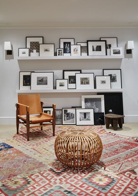 Sigmar | Interior Design Service | Courthouse Conversion Photo Rail, Easy Basement Ceiling, Modern Eclectic Interior, Tiered Seating, Shop Exterior, Art Photoshoot, Pictures Frames, Photo Walls, Big Room