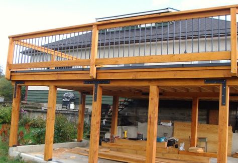 Deck Carport, Pergola Extension, Carport Patio, Car Ports, Pergola Shade Cover, Laying Decking, Patio Grill, Car Port, Shade House