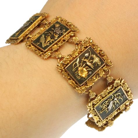 Victorian Bracelet, Flexible Bracelet, Inlay Jewelry, Antique Bracelets, Magical Jewelry, Victorian Gold, Jewelry Lookbook, Fancy Jewelry, Victorian Jewelry