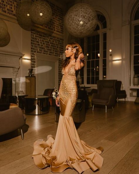 Brown Gold Prom Dress, 2k24 Prom, Beige Prom Dress, 2enior Ye4r, Brown Prom Dress, Brown Prom Dresses, Prom Fits, Senior 25, Prom Styles