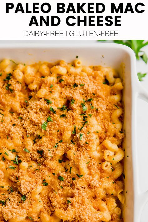 Paleo Mac And Cheese, Butternut Sauce, Thanksgiving Mac And Cheese, Pork Panko, Dairy Free Mac And Cheese, Dairy Free Thanksgiving, Gluten Free Mac And Cheese, Healthy Mac N Cheese, Unbound Wellness