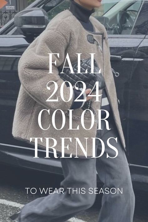 Fall Fashion Color Trends: Elevate Your Style with the Season's Must-Have Shades - the gray details Gray And Taupe Outfit, Womens Fall 2024 Fashion Trends, Colors That Go With Grey Outfits, Fashion Trends Fall 24/25, Vogue Fashion Trends 2025, Fall 24 Street Style, Women’s Style Fall 2024, Gray And Brown Outfits Women, Brown And Silver Color Palette