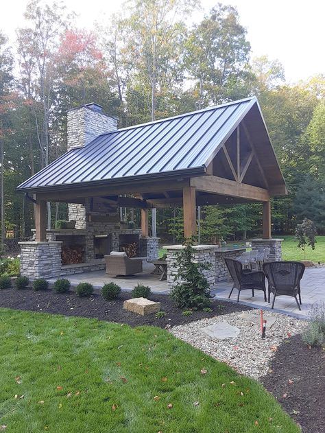 Outdoor Covered Patio, Bar Sala, Outdoor Fireplace Patio, Grill Area, Outdoor Pavilion, Backyard Fireplace, Backyard Gazebo, Backyard Pavilion, Outdoor Kitchen Patio