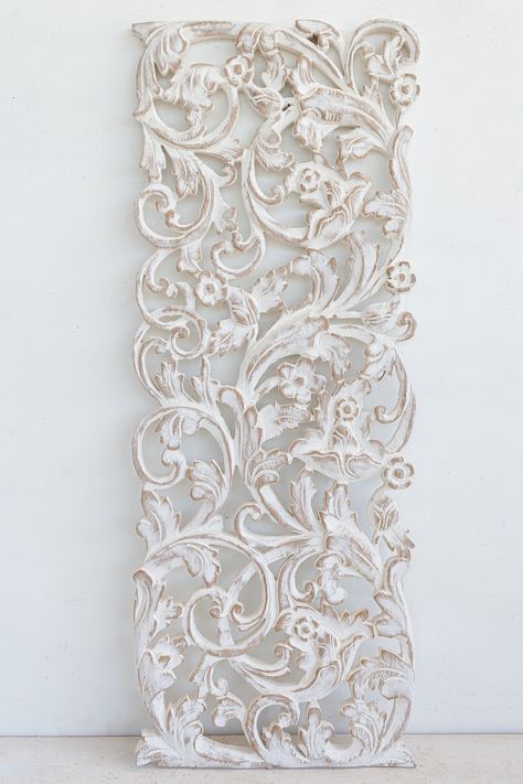 Wood Carving Wall Art, Carved Wall Art, Carved Wood Wall Art, Vertical Wall Art, Wooden Panel, Wall Art Hanging, Weathered White, Art Carved, Wood Panel