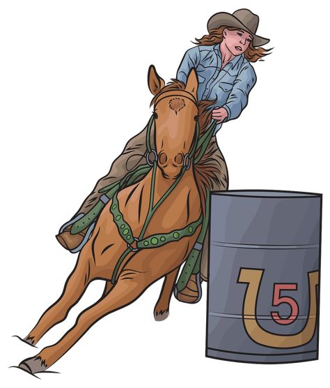 Horse Barrel Racing clipart. Free download. | Creazilla Racing Clipart, Horse Barrel Racing, Western Aesthetic Wallpaper, Horse Animation, Horse Show Clothes, Barrel Racing Horses, Free Horses, Cow Pictures, Cowgirl Art