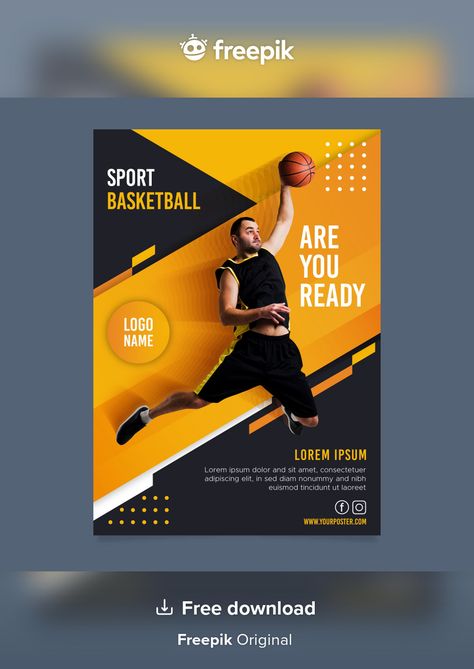 Sport brochure with photo Free Vector | Free Vector #Freepik #freevector #brochure #poster #cover #sports Sports Cover Design, Sport Book Cover Design, Sports Magazine Cover Design, Sports Magazine Layout, Sport Flyer Design, Sports Flyer Design, Poster Olahraga, Sports Magazine Cover, Sport Magazine Cover