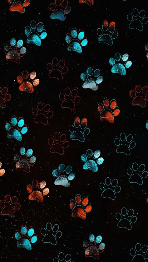 Paw Prints Wallpapers, Paw Print Wallpaper, Paws Wallpaper, Paw Print Background, Paw Wallpaper, Dog Background, Spirit Animal Art, Iphone Wallpaper Hd Nature, Wallpaper Doodle