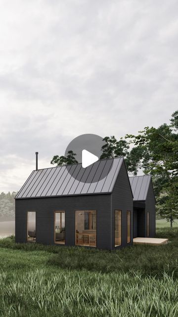 HUTS | The Dogtrot Standard is marked by a clean separation of public and private functions. 🏠  You enter through the center entryway, a conn... | Instagram Two Cabins Connected, Tiny Homes Connected By Breezeway, Connected Tiny Houses, 2 Sheds Connected, Two Houses Connected, Connected Houses, Two House Connected, Turn Left Turn Right, Gable House