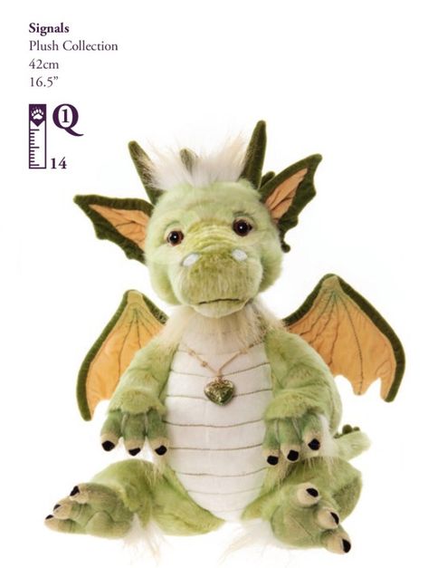 Dragon Stuffed Animal, Stuffed Dragon, Dragon Pet, Plush Dragon, Pet Dragon, Charlie Bears, Sewing Stuffed Animals, Dragon Toys, Cute Stuffed Animals