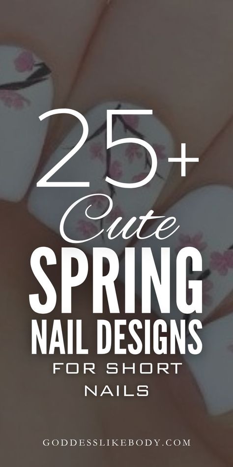 short nail with spring season nail design idea Trending Patterns, Spring Nails Ideas, Nail Designs For Short Nails, Nail Art Images, Designs For Short Nails, May Nails, Cute Spring Nails, Nail Design Inspiration, Spring Nail Designs