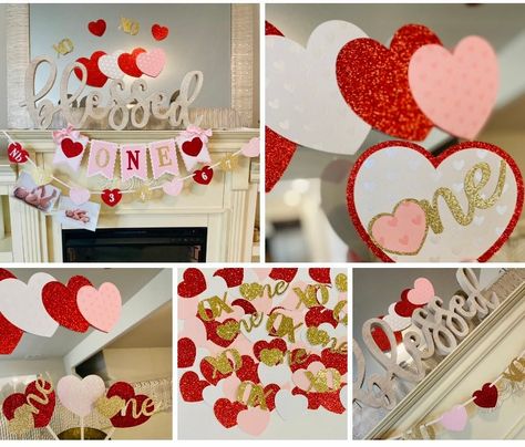 February Baby Birthday, February Birthday Party Ideas, Sweetheart First Birthday, Heart Themed Birthday, Minnie Mouse Birthday Theme, Valentines Birthday Party, Birthday Package, Minnie Mouse Birthday Decorations, Heart Birthday