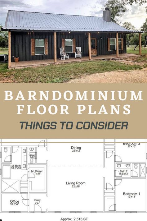 The barndominium is a great option for a building a vacation home or permanent home. Durable, cheap to build, and in style, simply one cannot imagine a better place to live for decades to come. One should take stock of what they are looking for before choosing a barndominium floor plan. Explore them at: https://www.barndominiumlife.com/ Metal Building House Plans, Metal House Plans, Barn Homes Floor Plans, Shed House Plans, Top Pictures, Barn House Design, Barndominium Plans, Pole Barn House Plans, Barn Style House Plans