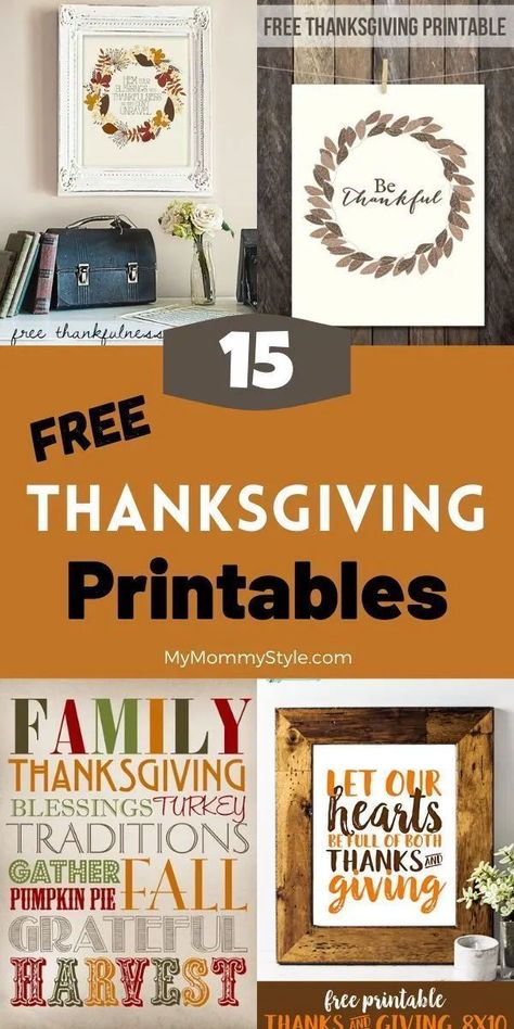 Decorate any room on a budget with these fifteen free Thanksgiving printables! If you are looking for some inexpensive Thanksgiving decorating ideas, this is the perfect post for you! My Mommy Style has put together these free Thanksgiving printables for decorating your home. These printables make it easy to add a festive touch to your home. Check them out here! Thanksgiving Subway Art, Thanksgiving Decorating Ideas, Gratitude Changes Everything, Thanksgiving Decorating, Free Thanksgiving Printables, 50s Party, American Holidays, Thanksgiving Banner, Room On A Budget