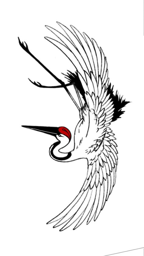 Singapore Tattoo, Traditional Tattoo Flash Art, Crane Tattoo, Engraving Tattoo, Abstract Tattoo Designs, Cool Wrist Tattoos, Japan Tattoo Design, Forarm Tattoos, Cool Forearm Tattoos