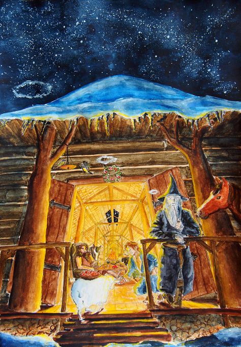 Beorn Hobbit, Gandalf Hobbit, Hobbit Art, Books Novels, Middle Earth Art, Bilbo Baggins, Art Traditional, Hobbit House, Jrr Tolkien