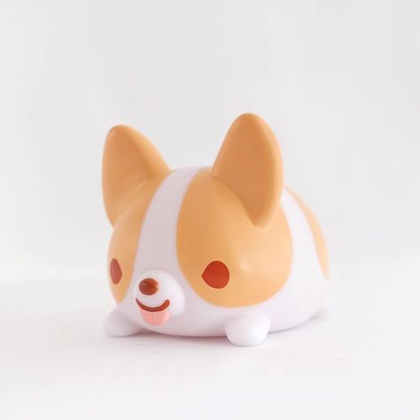 Fimo Kawaii, Fluffy Corgi, Turn It Off, Cute Squishies, Lamb Decorations, Cute Polymer Clay, Kawaii Room, Cute Clay, Polymer Clay Charms