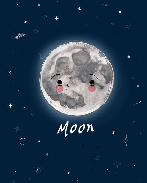 #moon #coldmoon #art #artist #fullmoon #watercolourpainting #illustrator #illustration #artwork #painting #doodle #sketch #space #smallbusiness #smallbusinesscheck #etsyseller #etsybusiness #etsyshop #celestial #celestialart #kawaiiart #artsyfartsy #stars #sky #nightsky #illustrate #dotd #myartwork #drawring #digitalart Moon Doodle, Painting Moonlight, Cold Moon, Creative Drawings, Wall Art Illustration, Moon Moon, Moon Wall Art, Moon Drawing, Moon Illustration