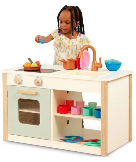 Battat Two n' One Wooden Kitchen … curated on LTK Kids Wooden Kitchen, Toddler Play Kitchen, Toy Kitchen Accessories, Toddler Kitchen, Cooking Toys, Wooden Play Kitchen, Kids Play Kitchen, Pretend Play Kitchen, Toy Playset