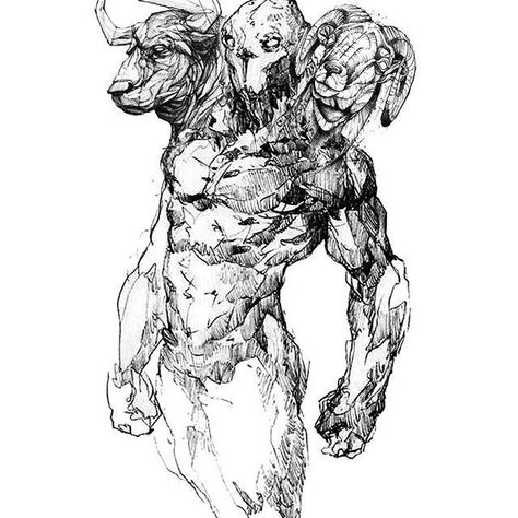 Demon Tattoo, Occult Art, A Prince, Monster Design, Photo Search, Pinterest Blog, Pinterest Photos, Tattoo Sketches, Dark Art