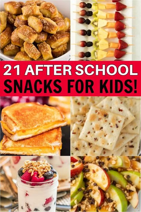 After School Snacks For Kids, School Snacks For Kids, Healthy School Snacks, Easy Snacks For Kids, Healthy Afternoon Snacks, Diy Snacks, Filling Snacks, Kid Friendly Snack, Snacks To Make