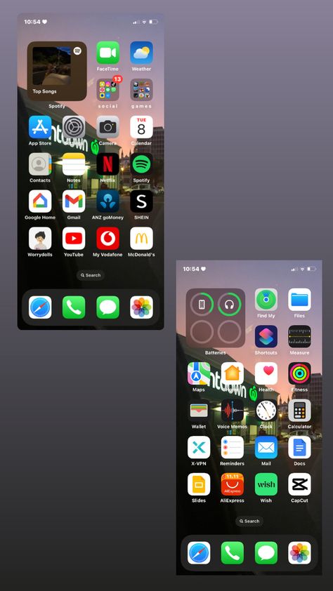 Iphone Layouts, Screen Iphone, Ios Ideas, Phone Layout, Homescreen Iphone, Iphone Layout, Phone Organization, Phone Stuff, Pink Wallpaper Iphone