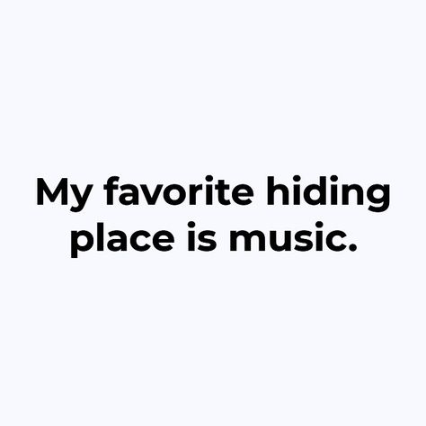 I get lost for hours in music. It is my stress reliever and my temporary escape from life's difficult moments. Music Helps Me Escape, Lost In Music Quotes, When The Music Is Too Good, Lost In Music Aesthetic, Listening Music Aesthetic, Music Is Therapy, Relatable Texts, Music Is My Therapy, Music Relatable