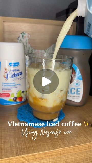 Mayra ✨ on Instagram: "Vietnamese iced coffee ✨ with lechera cold foam ✨  What I used ⤵️ • 1tbsp @nescafe ice instant coffee  • @lalecherausa condensed milk  • water  • @oatly oat milk   ~Cold. foam~ • heavy whipping cream  • condensed milk  • @torani vanilla syrup   #vietnameseicedcoffee #icedcoffeerecipes #nescafeice #parati #fyp" Vietnamese Iced Coffee, Cold Foam, Vanilla Syrup, Ice Coffee Recipe, Whipping Cream, Cold Coffee, Sweetened Condensed Milk, Instant Coffee, Heavy Whipping Cream