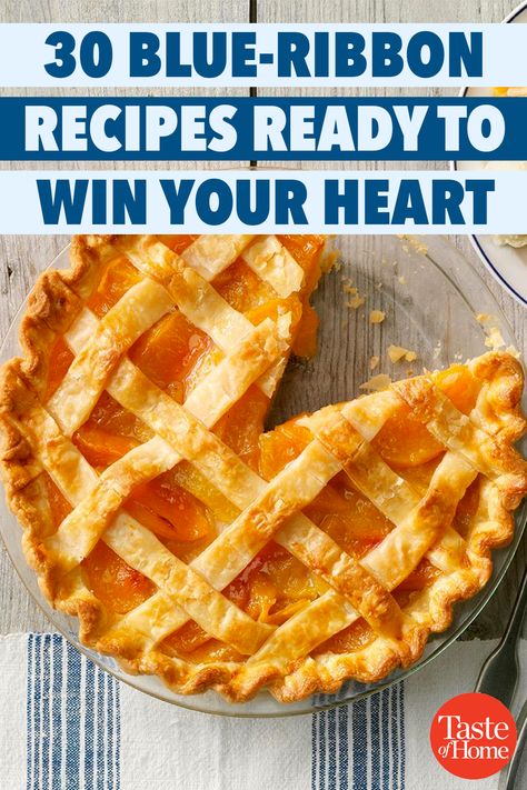 Blue Ribbon Dessert Recipes, Blue Ribbon Winning Pies, Blue Ribbon Pie Recipes, Bake Off Winning Recipes, Blue Ribbon Pies, Blue Ribbon Cake Recipes, Blue Ribbon Desserts, Prize Winning Pie Recipes, Prize Winning Pies