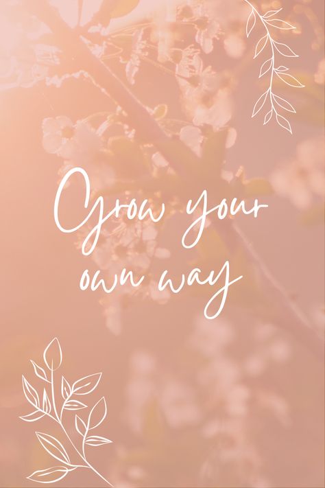 Grow Quotes Inspirational, Grow Quotes, Grow Chart, One Word Caption, Growing Quotes, Garden Tattoos, Tattoo Posters, Short Instagram Captions, Plants Quotes