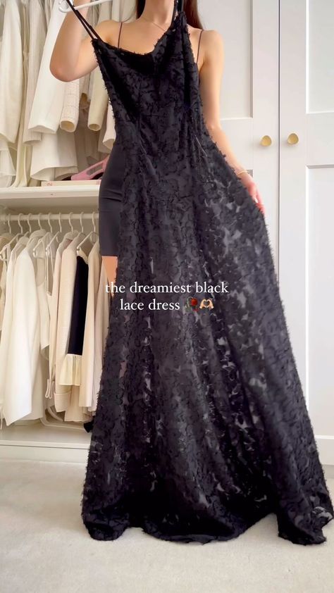 another romantic dress but make it black 🖤 YES or NO? comment ‘LINKS’ to get the links you my outfit sent to you 🫶🏼 this dress would be… | Instagram Daria Outfit, My Outfit, Yes Or No, Romantic Dress, Black Lace Dress, Black Lace, Date Night, Lace Dress, Black Dress