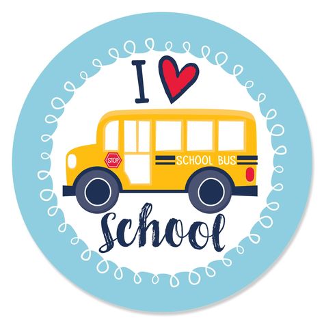 PRICES MAY VARY. Back to School Circle Sticker Labels INCLUDES 24 round stickers - perfect for styling adorable First day of school party favors, or for sealing invite and thank you envelopes. Back to School round stickers MEASURE 1.75 inches diameter and will quickly add a personal touch to all your First day of school party favors. EASY PARTY DECORATIONS: Back to School stickers are an easy-to-use DIY party supply to add to your list of decorations. Use First day of school party stickers on cu First Day Of School Classroom, Watch Backgrounds, School Party Favors, Round Sticker Labels, Easy Party Decorations, I Love School, Classroom Calendar, Diy Party Supplies, Classroom Organisation