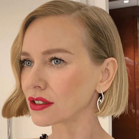 Naomi Watts Hair 2022, Naomi Watts Bob, Naomi Watts Hair Bob, Short Hair Hollywood Waves, Vintage Bob Haircut, Old Hollywood Hair Short, Hollywood Waves Short Hair, Hollywood Bob, Naomi Watts Hair