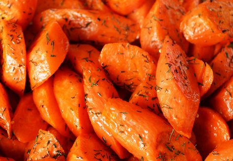 Roasted Carrotts, Roasted Carrots With Dill, Carrots With Dill, Dill Carrots, Carrots Side Dish, Roasted Carrots Recipe, Steamed Carrots, Chicken Noodle Soup Easy, Carrots Recipe