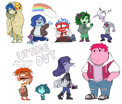 Ennui Inside Out Fanart, Inside Out Fanart, Inside Out Emotions, Movie Inside Out, Inside Out Characters, Adorable Homes Game, Disney Inside Out, Disney Pixar Movies, Inside Out 2