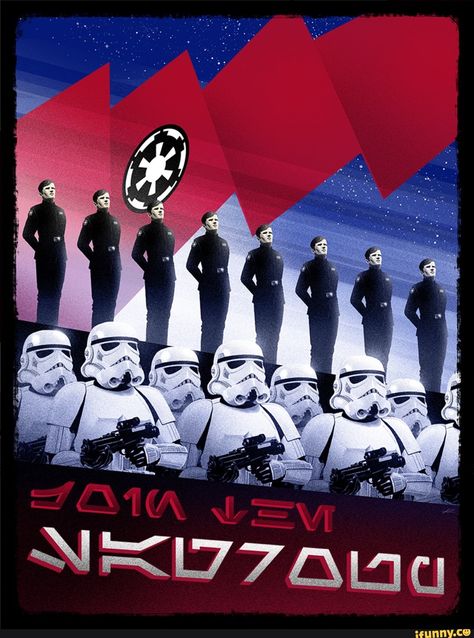 Found on iFunny Star Wars Propaganda, Superhero Poster, Cuadros Star Wars, Star Wars Concept Art, Star Wars Empire, Star Wars Rpg, Star Wars Wallpaper, Star Wars Action Figures, Galactic Empire