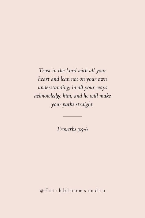 Self Control Bible Verses, Proverbs 3 5 6 Tattoo, Inspiration Scripture, Verses About Peace, Daily Bible Verses, Gods Plan Quotes, Healing Bible Verses, Healing Verses, Female Tattoos