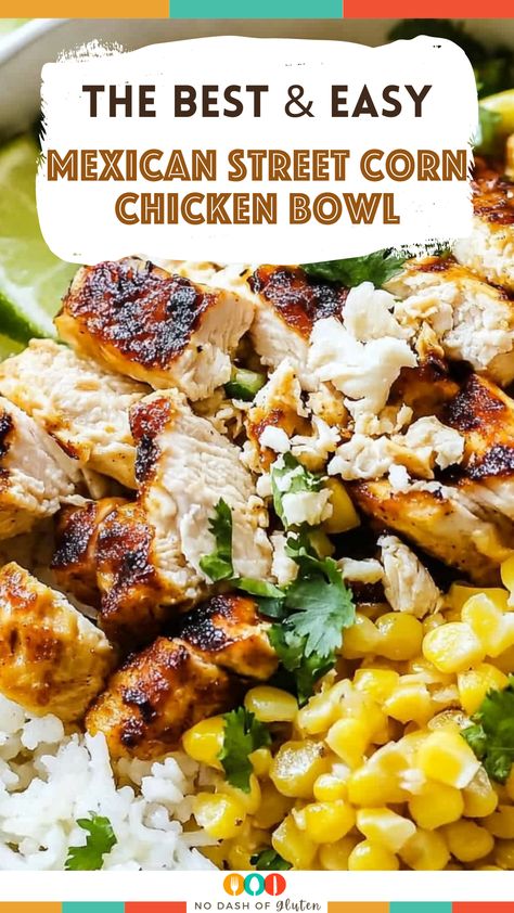 Mexican Corn And Chicken Bowl, Mexican Corn Chicken Bowl, Chicken And Street Corn Bowls, Corn Chicken Rice Bowl, Mexican Street Corn Bowl Recipe, Pioneer Woman Chicken Street Corn Skillet, Pioneer Woman Street Corn Skillet, Mexican Street Corn Chicken And Rice Bowl, Mexican Corn Bowl