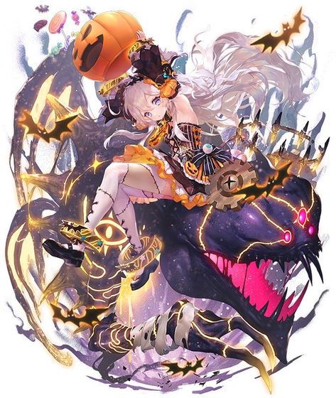 Mystic Creatures, Random Fanart, Fighter Girl, Anime Halloween, Game Character Design, 영감을 주는 캐릭터, Character Design References, Anime Poses, Anime Kawaii